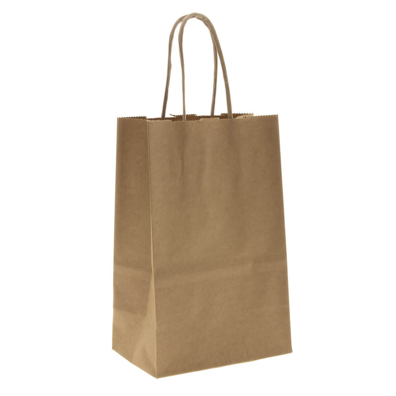 50x Papiertaschen Braun Extra Klein