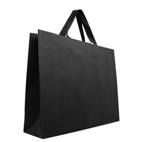 10x Geschenktüten Matt Schwarz Extra groß