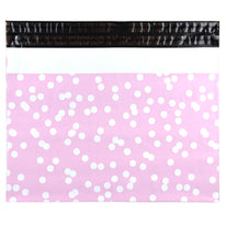 100x Versandtaschen Dots Rosa Large