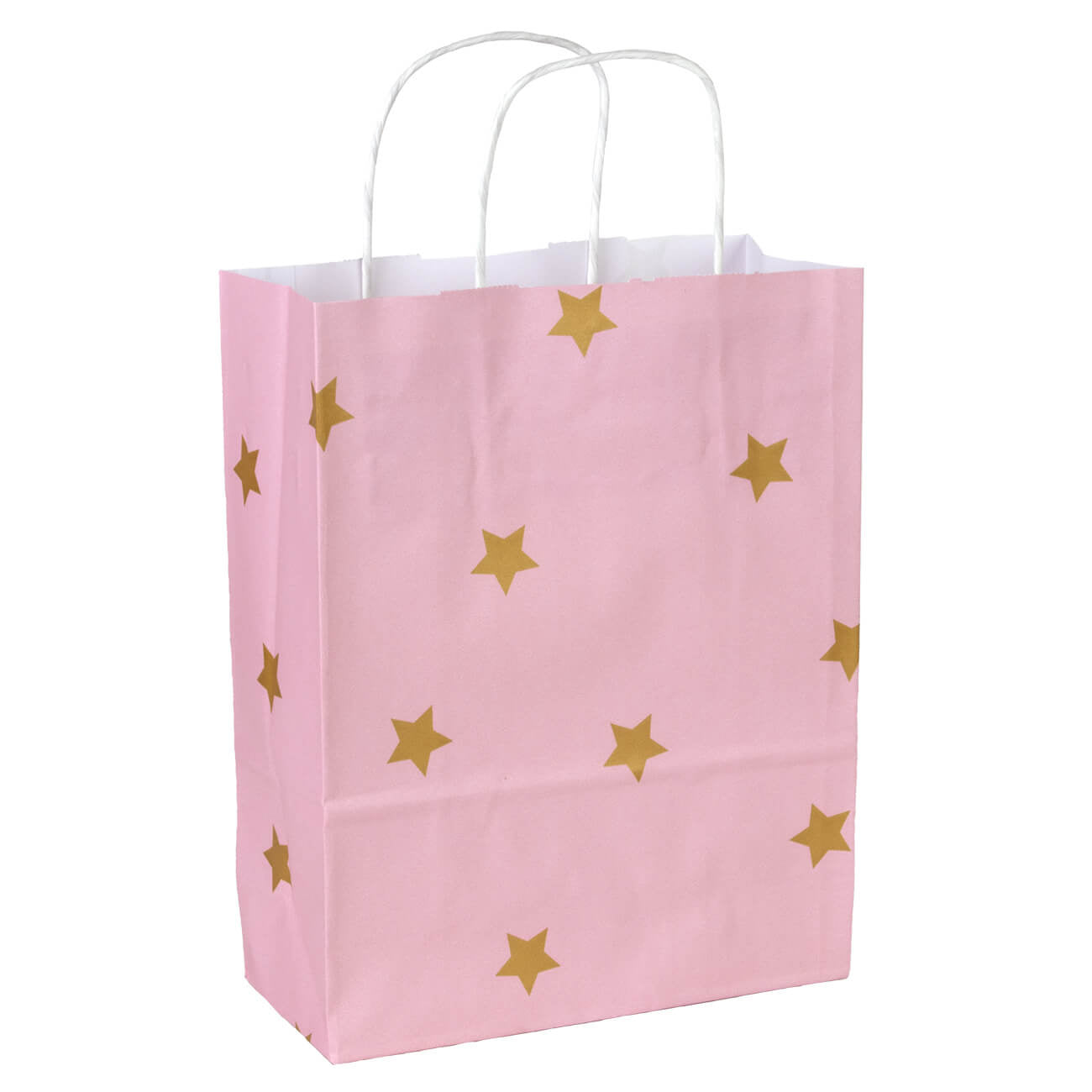 50x Papiertüten Stars Gold A5