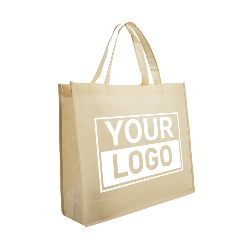 Shopper Druck Beige Non woven 42x12x35cm - Express