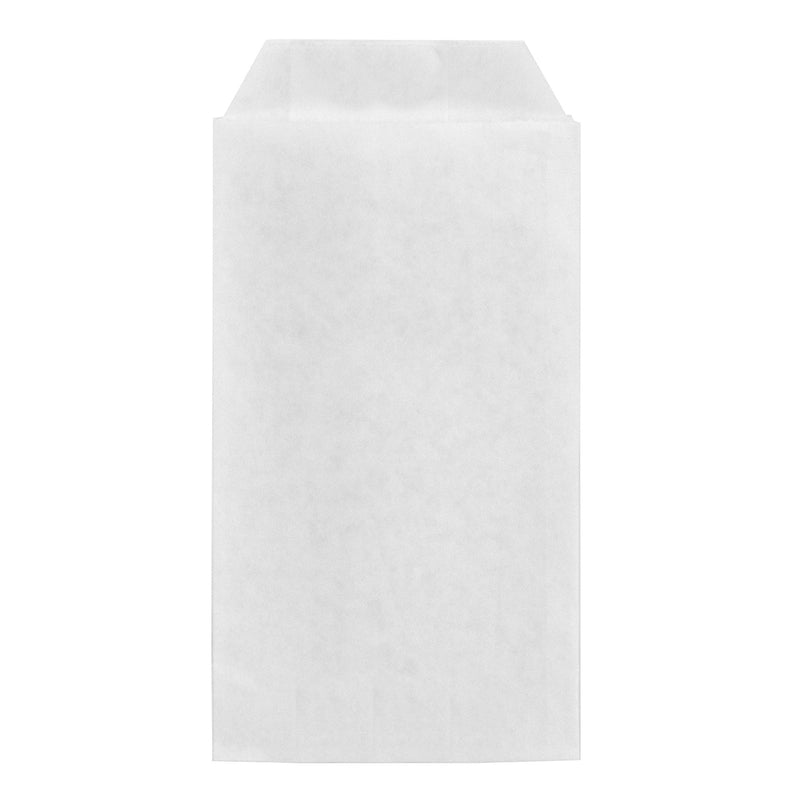 1000x Kurzwarenbeutel weiß 7x13cm