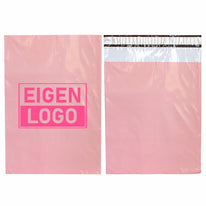 Rosa Versandtaschen bedrucken mit NEON Medium
