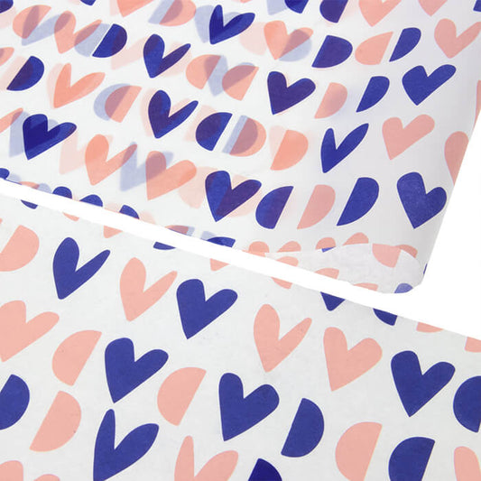Seidenpapier 35x50cm Happy Hearts
