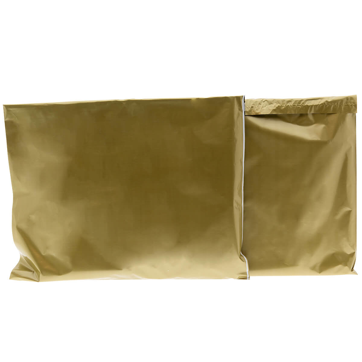 100x Versandtaschen Gold XL Querformat