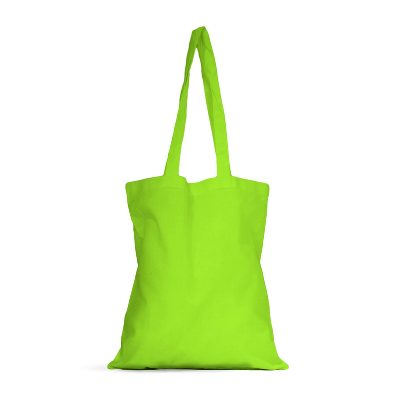 25x Baumwolltasche Limonengrün 38x42cm