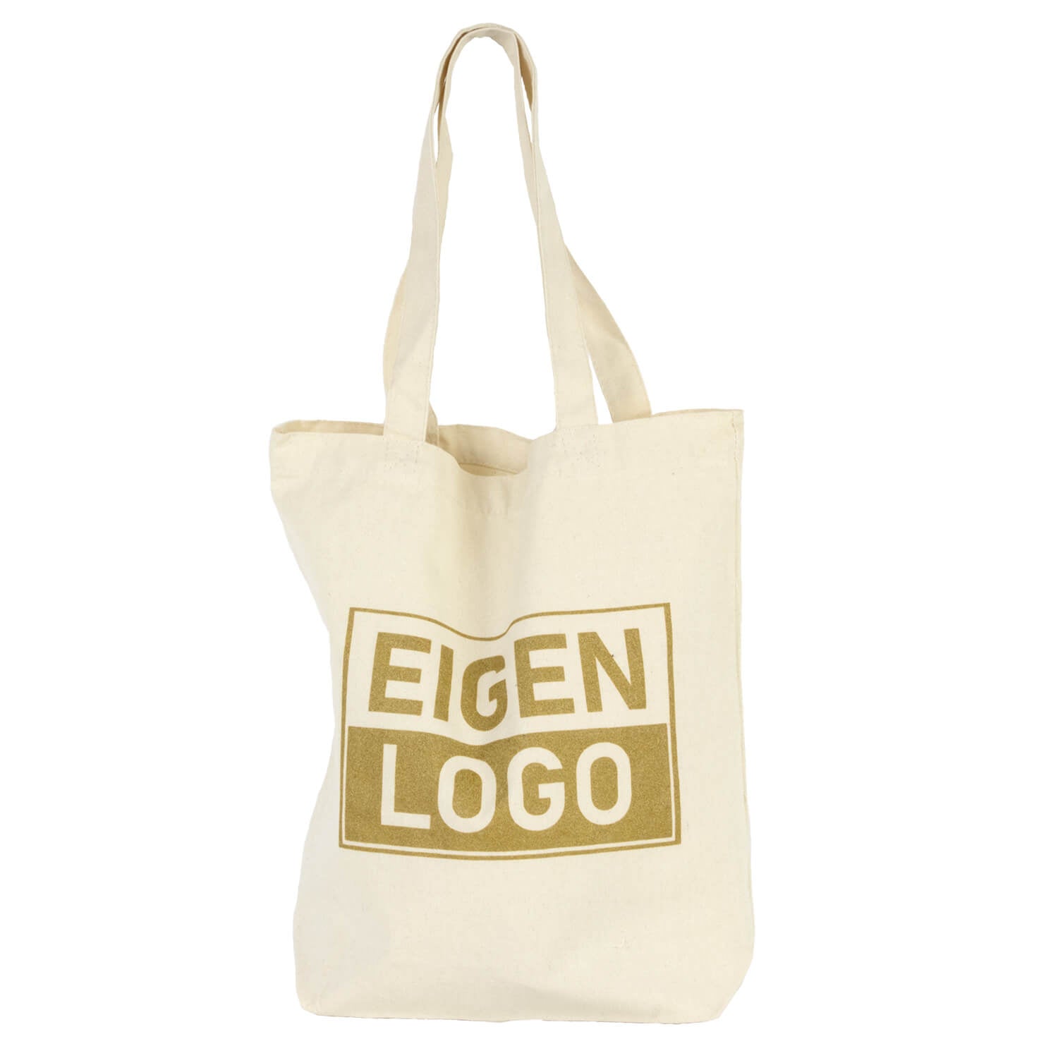 Baumwolltasche Druck 38x42+10cm Ecru - Express