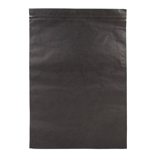 50x Papier Versandtasche Schwarz Large