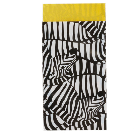 200x Papiertüten Zebra 7x13cm