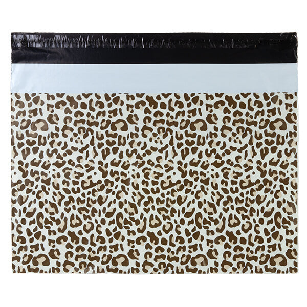 100x Versandtaschen Leopard Large