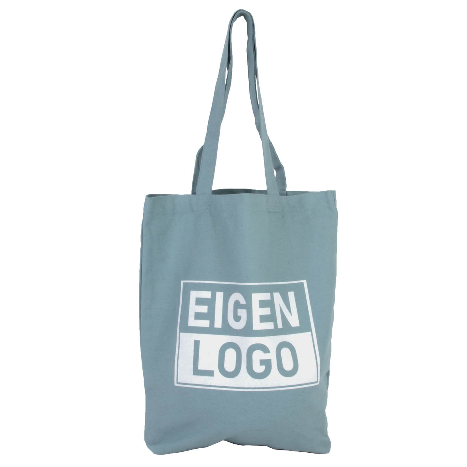 Baumwolltasche bedrucken 38x42+10cm Blau - Express