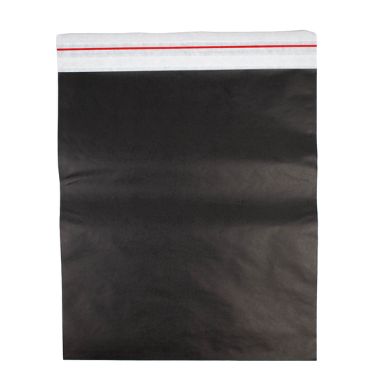 50x Papier Versandtasche Schwarz XL