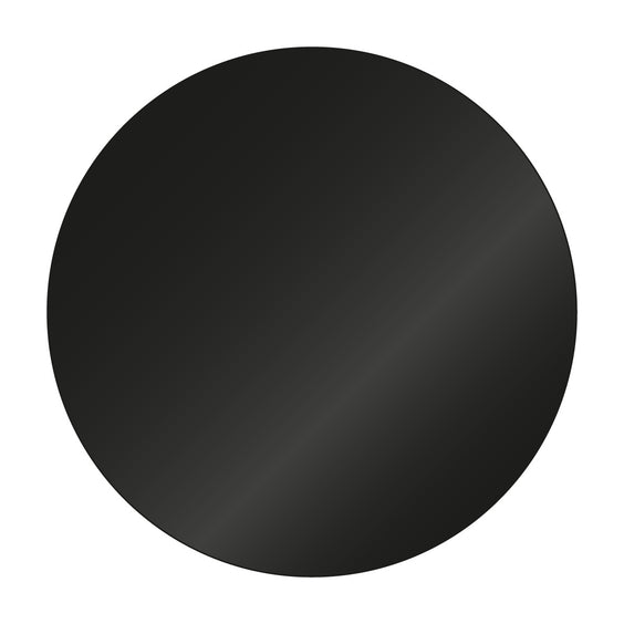 2000x Aufkleber Schwarz -  50mm