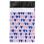 100x Versandtaschen Happy Hearts Small Rückgabeverschluss