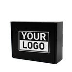 Postkartons bedrucken Schwarz 160x30x90mm