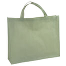 10x Shopper Grün Non woven 54x14x45cm