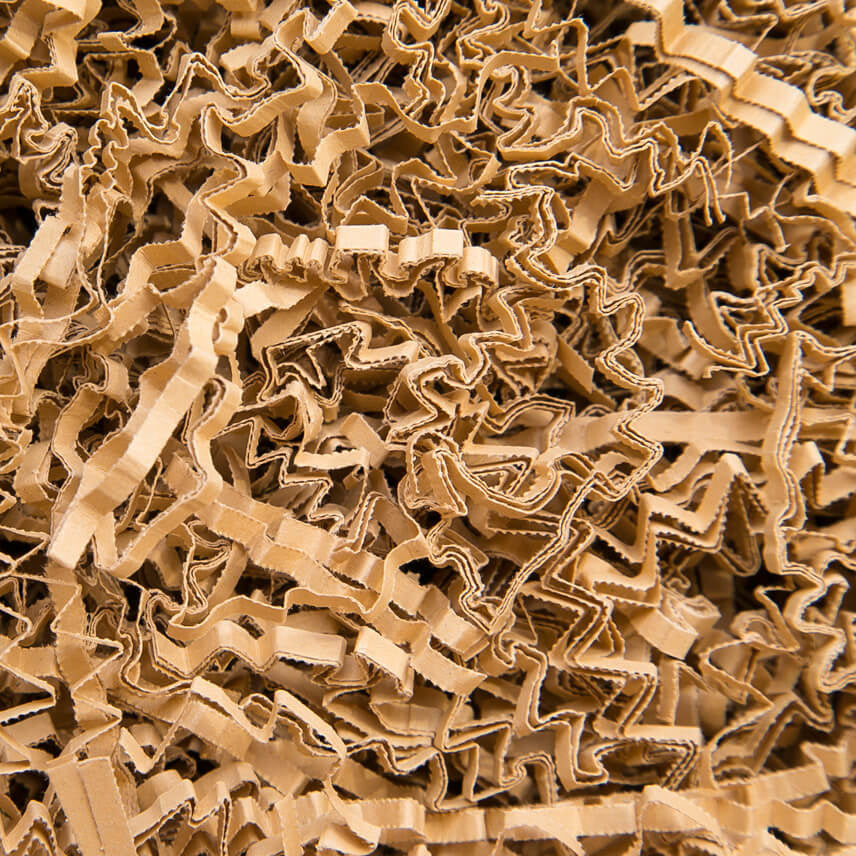Polstermaterial Zickzack Braun 2kg
