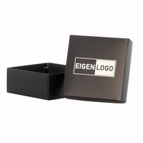 Geschenkkartons bedrucken Schwarz 125x125x55mm