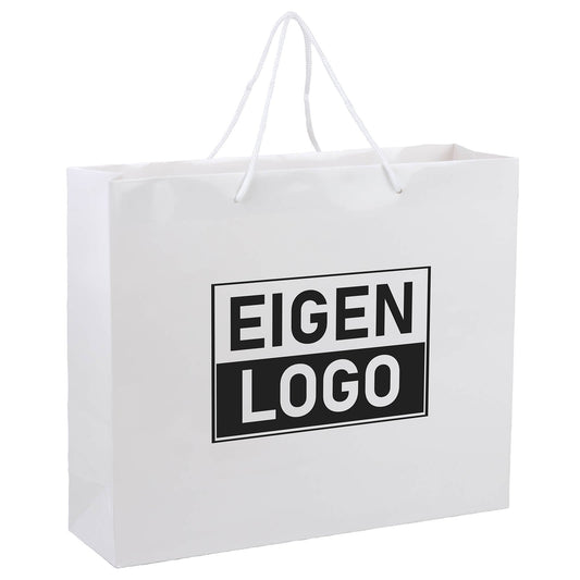 Papiertüten bedrucken Weiß A3