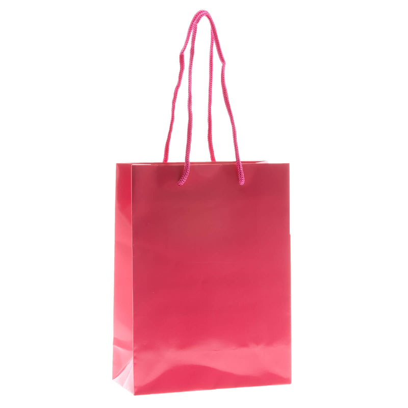 10x Geschenktüten Fuchsia A5