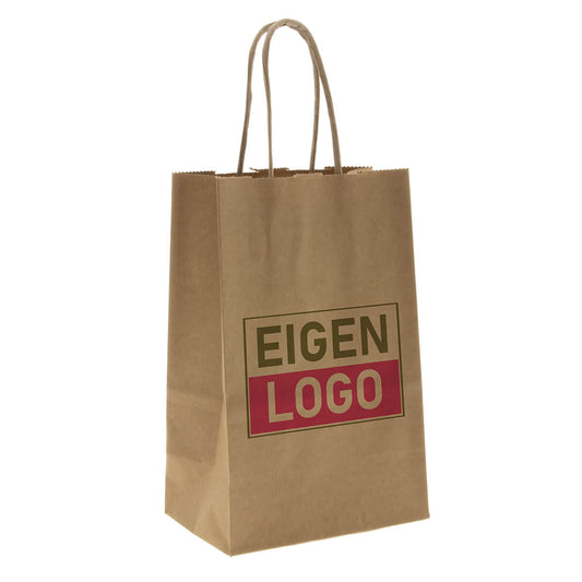 Papiertüten Extra Klein Braun Druck