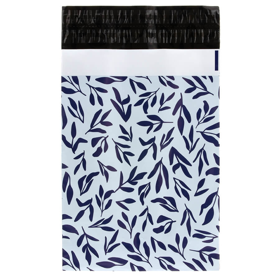 100x Versandtaschen Leaves Small Rückgabeverschluss