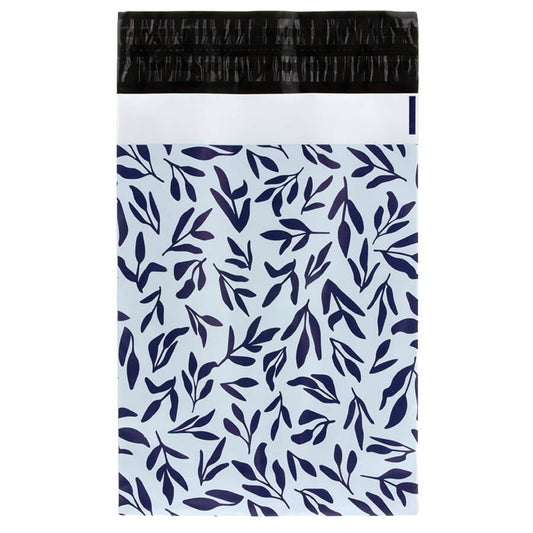 100x Versandtaschen Leaves Small Rückgabeverschluss