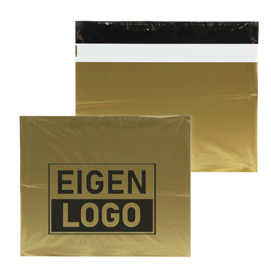 Gold Versandtaschen Druck Large