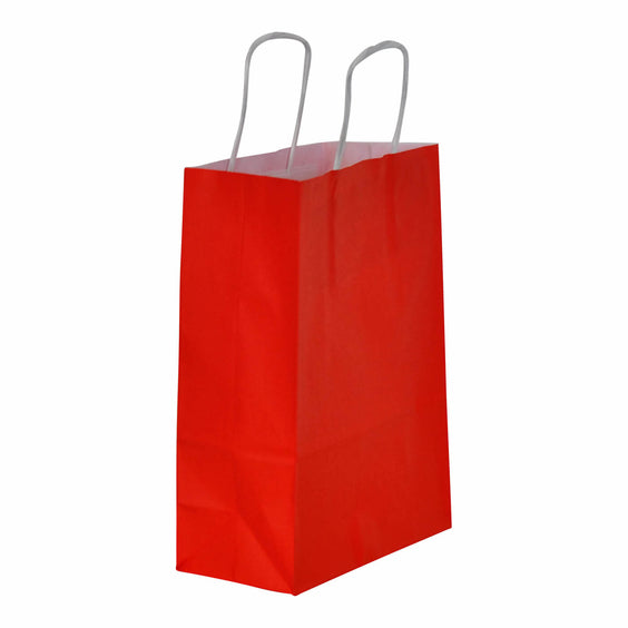 50x Papiertüten rot in verschiedenen Größen