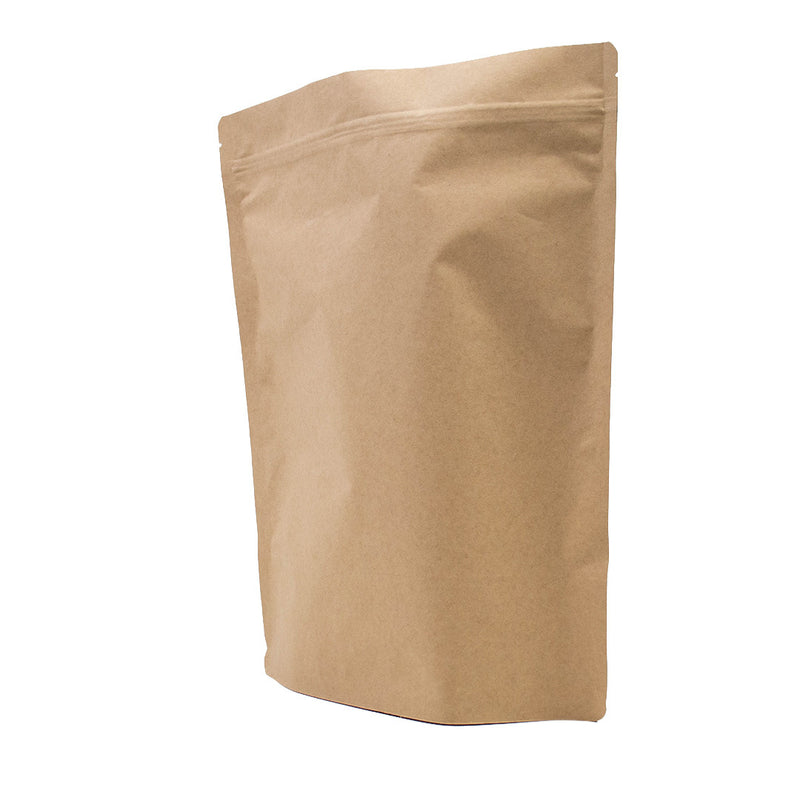 100x Standbodenbeutel Braun 30x37cm