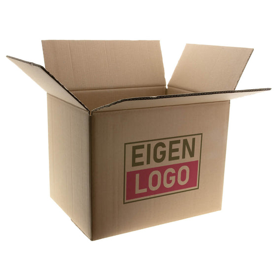 Schachteln Druck Braun Doppelt gewellt 400x300x300mm