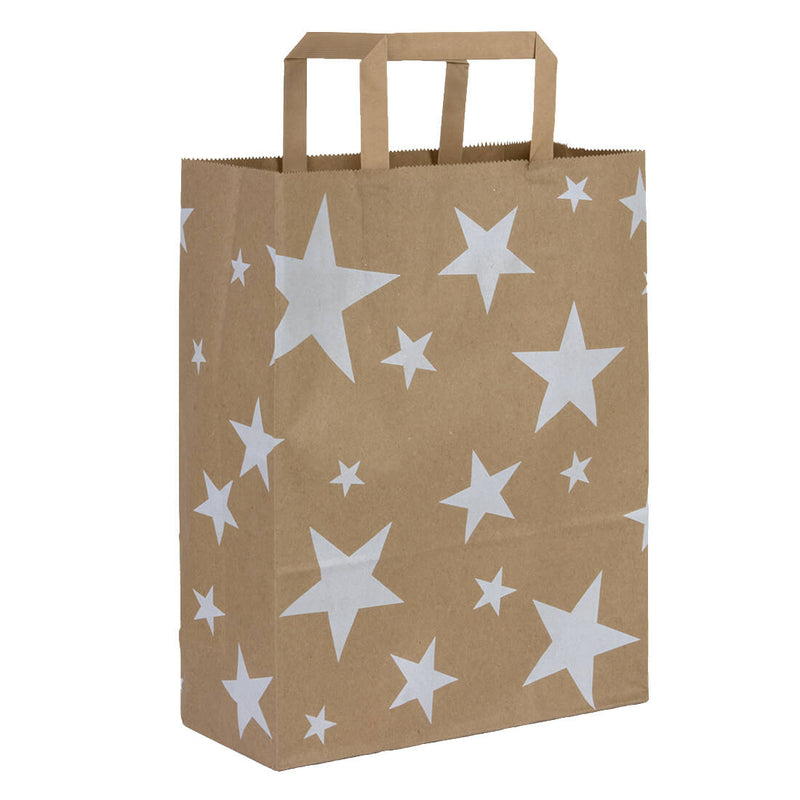 50x Haushaltstaschen White Stars M