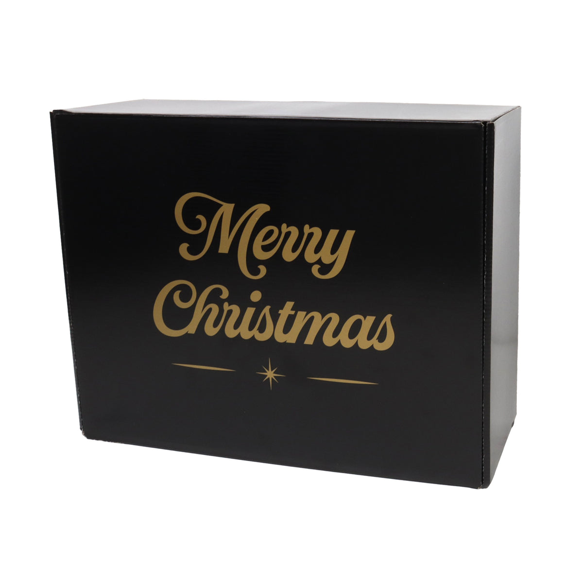 Weihnachtskartons Schwarz 610x370x140mm