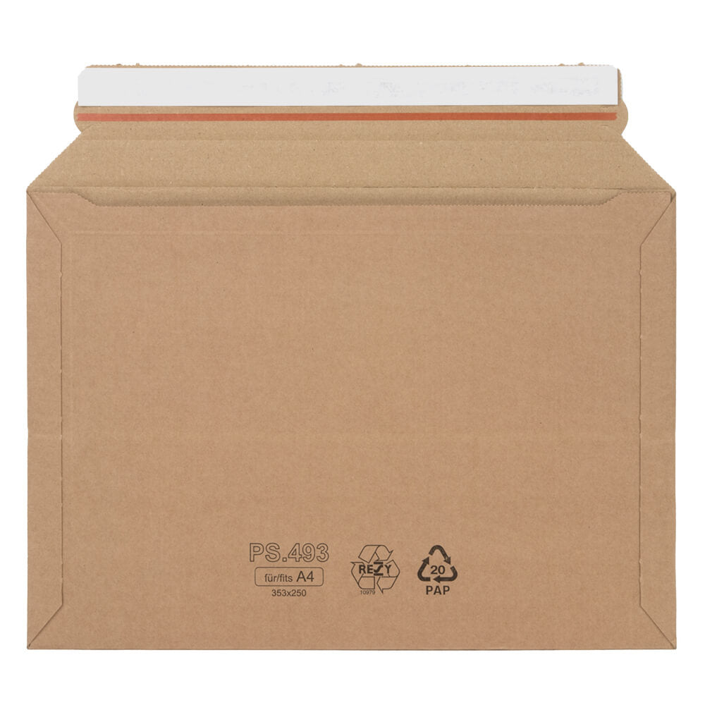25x Versandtasche Karton A4 Querformat