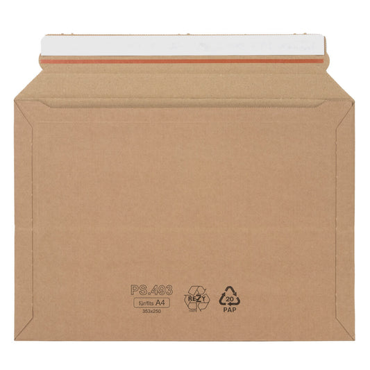 25x Versandtasche Karton A4 Querformat