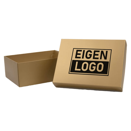 Geschenkkartons bedruckt Gold 200x150x80mm