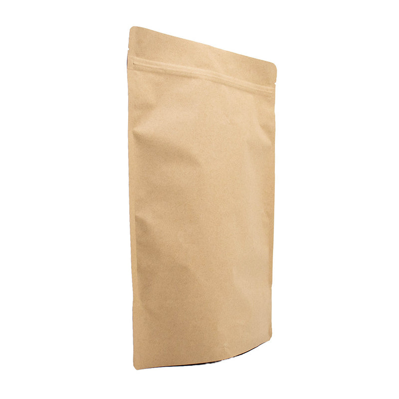 100x Standbodenbeutel Braun 25x34cm