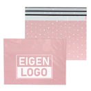Rosa Herzen Versandtaschen Druck Large