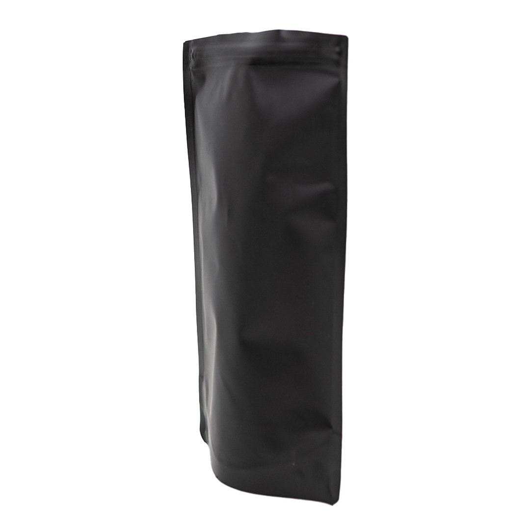 100x Standbodenbeutel Schwarz 16x27cm