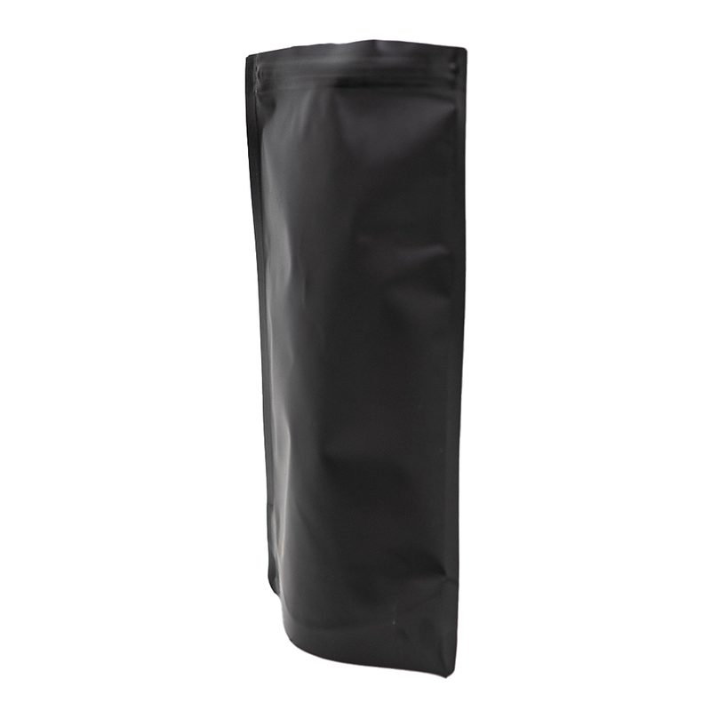100x Standbodenbeutel Schwarz 16x27cm