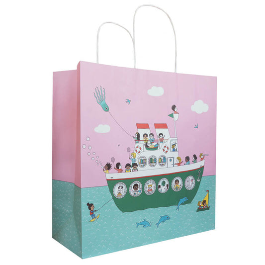 Basic Papiertüte 24x9x24cm Druck