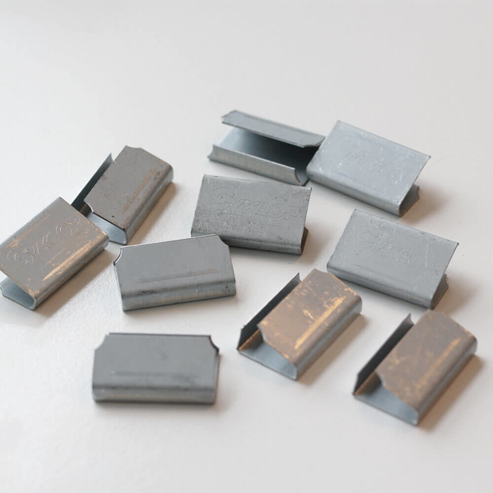 2000x Verschlüsse 16mm für Umreifungsband