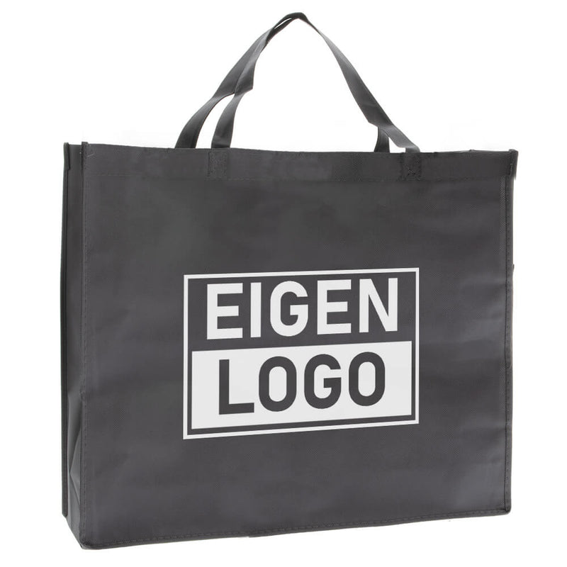 Shopper Druck Grau Non woven 54x14x45cm - Express