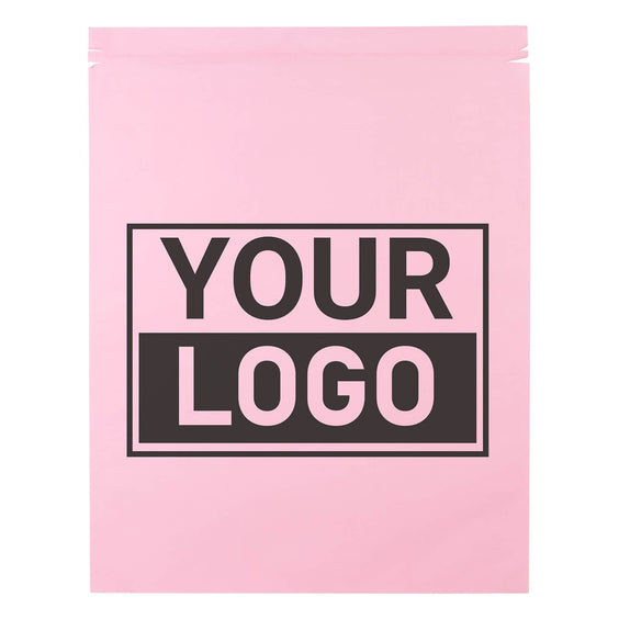 Papierversandtaschen Rosa bedrucken XL