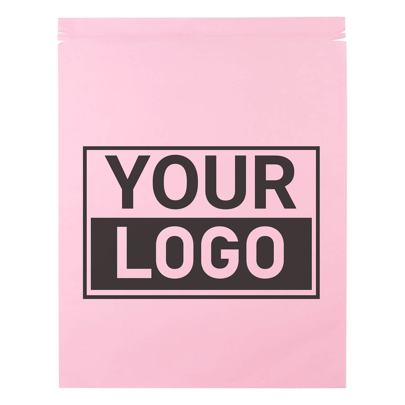 Papierversandtaschen Rosa bedrucken XL