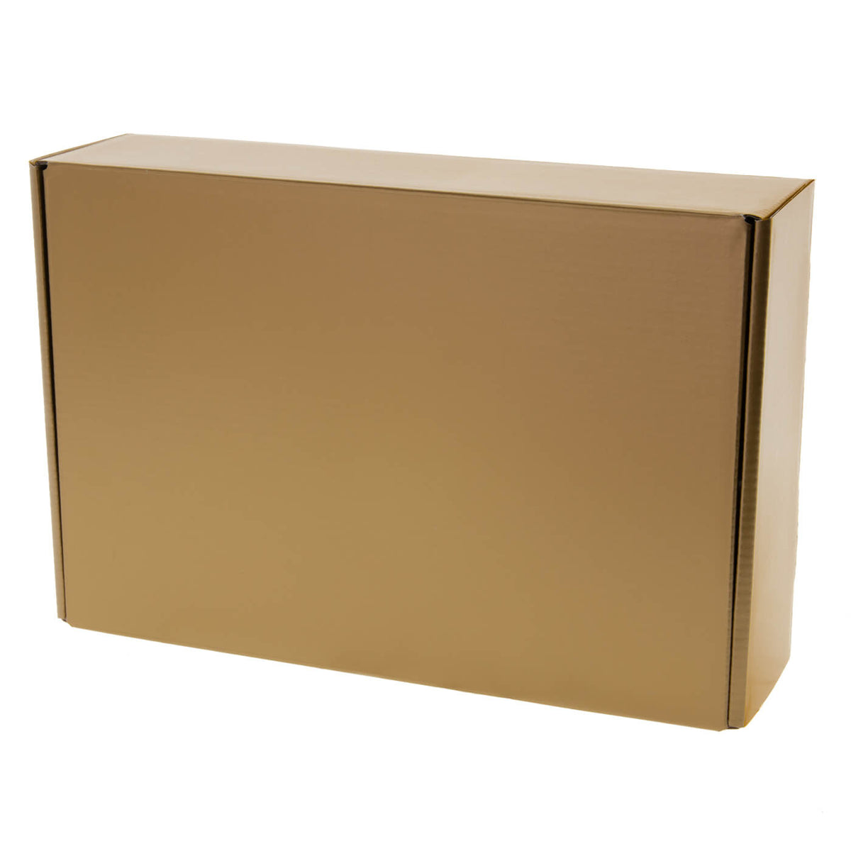 25x Postkartons Gold 280x190x75mm