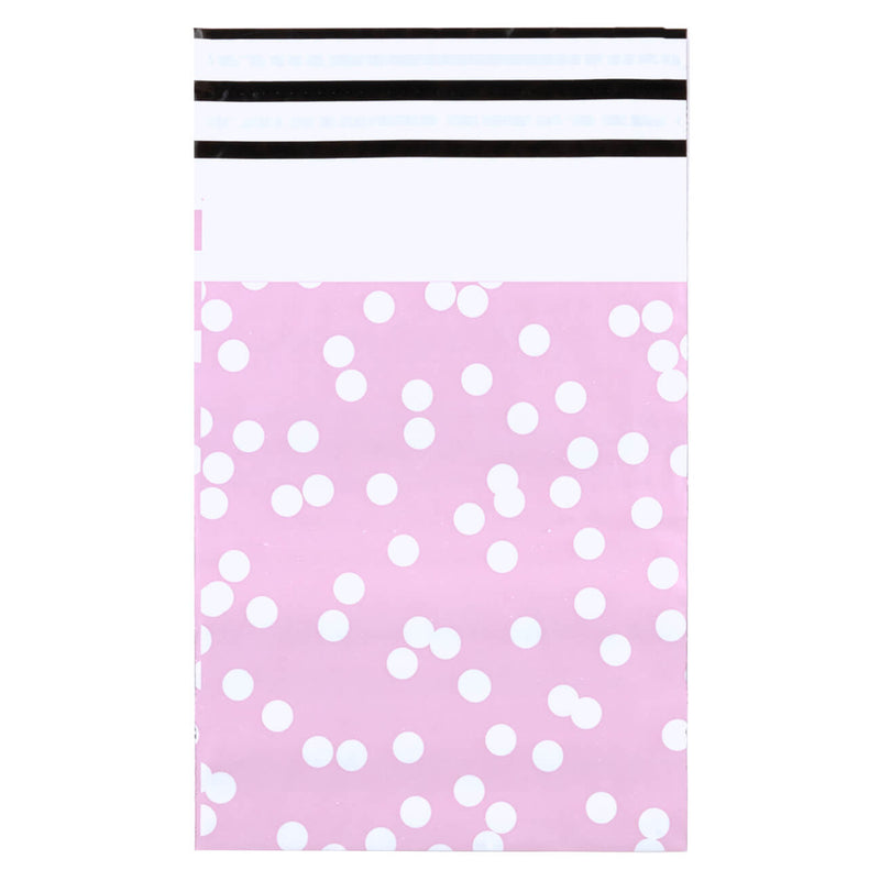 100x Versandtaschen Dots Rosa Small