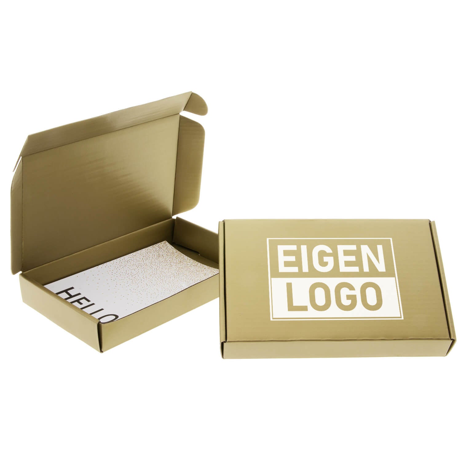 Maxibriefkartons Gold A6 bedrucken lassen