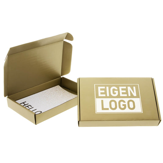 Maxibriefkartons Gold A6 bedrucken lassen
