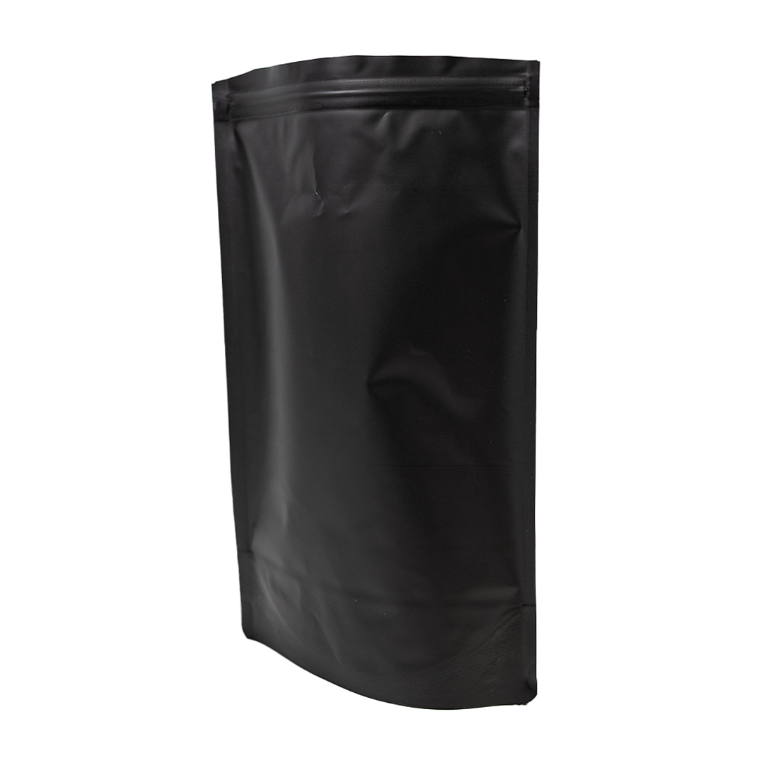 100x Standbodenbeutel Schwarz 21x31cm